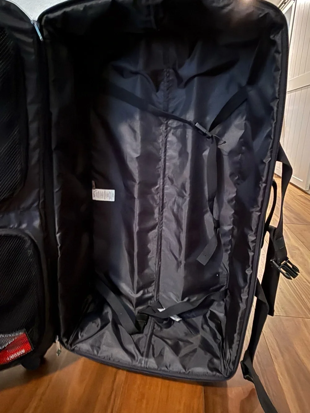 Black Rolling Travel Duffel Bag - Kipling-Inspired